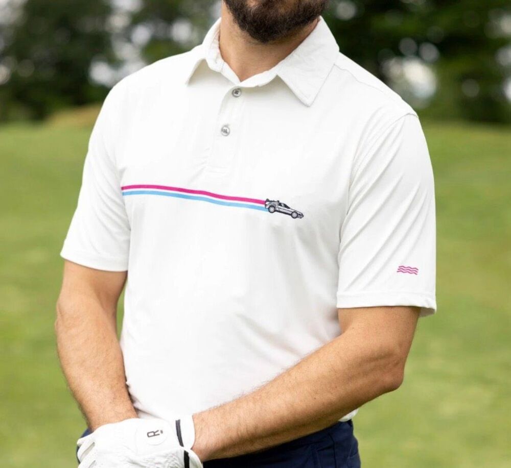 RSVLTS BREAKFAST BALLS® Back To The Future All-Day Polo Golf Medium